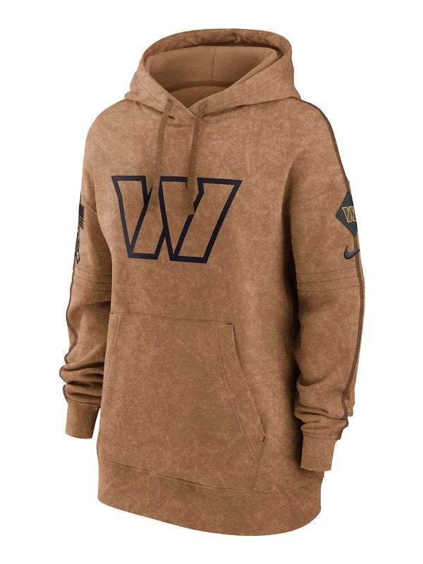 Detroit Lions Salute To Service Brown Hoodie