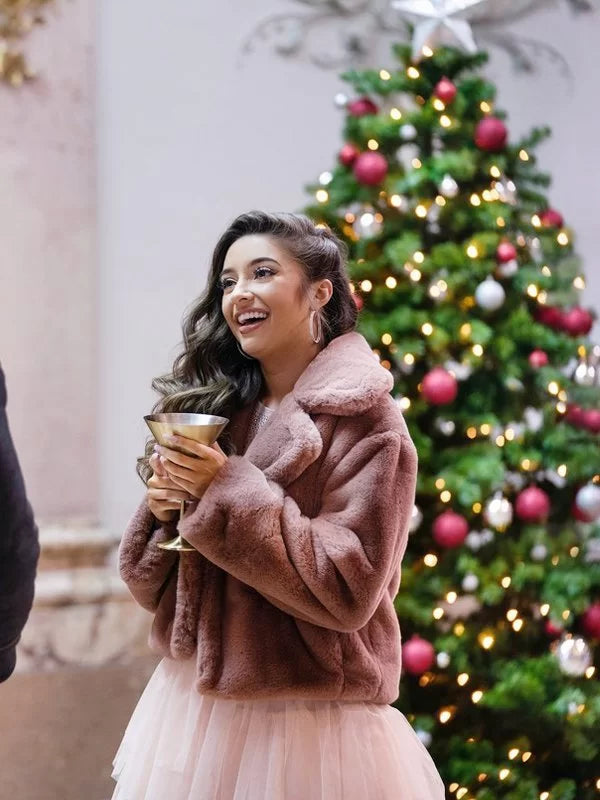 12 Dates of Christmas Faith Fernandez Fur Jacket