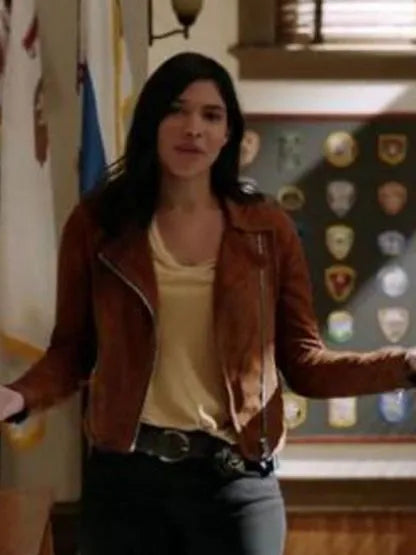 Vanessa Rojas Chicago PD S07 Suede Jacket