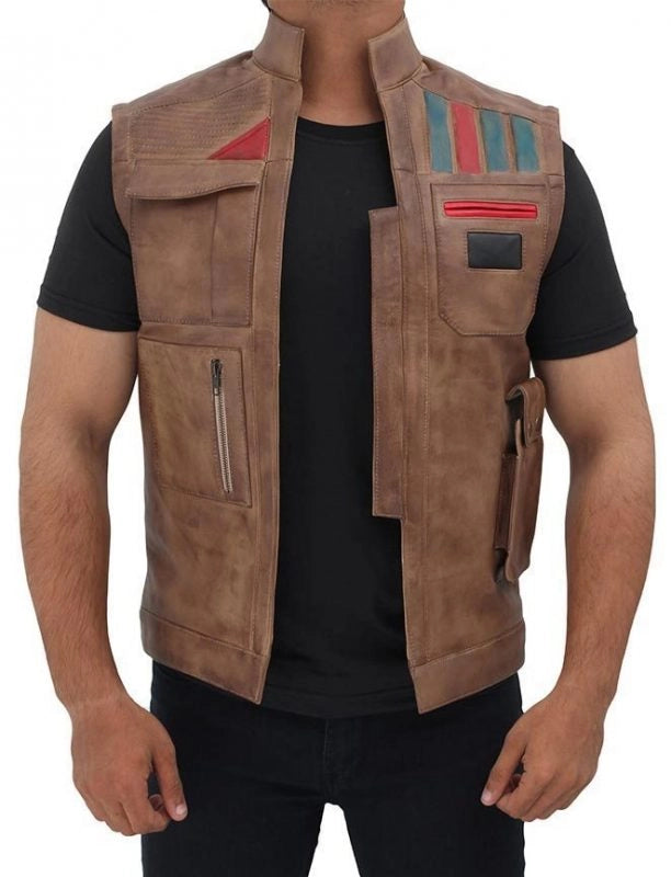 Star Wars Rise of the Skywalker Finn Leather Vest