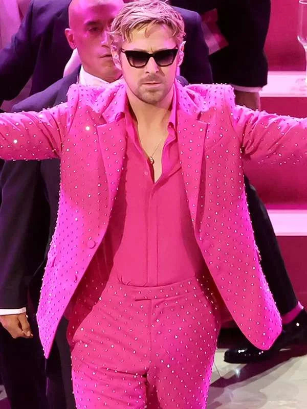 Oscar 2024 Ryan Gosling Pink Suit