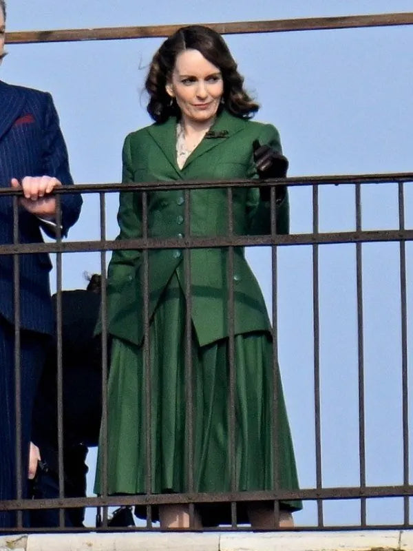 Ariadne Oliver A Haunting In Venice Green Coat