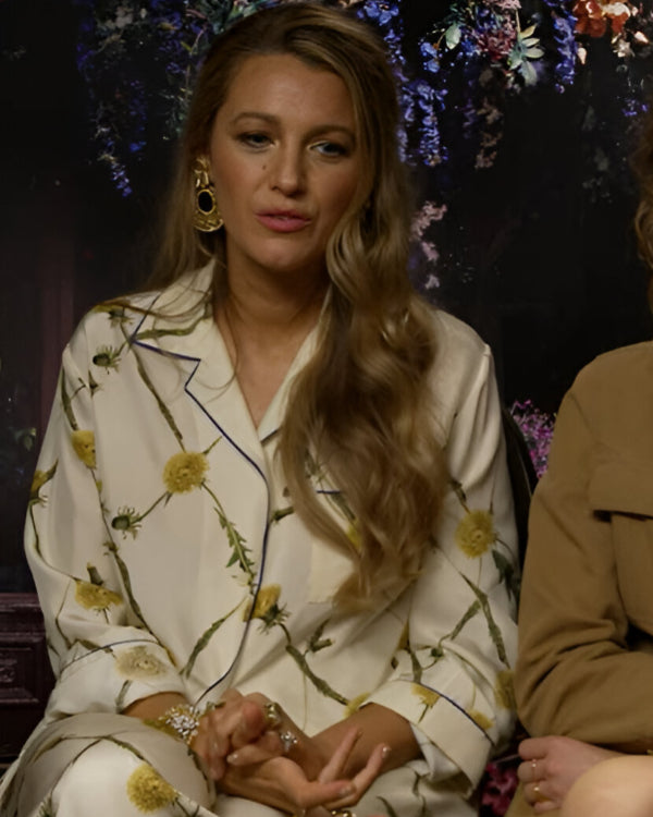 Access Hollywood 2024 Blake Lively Floral Shirt