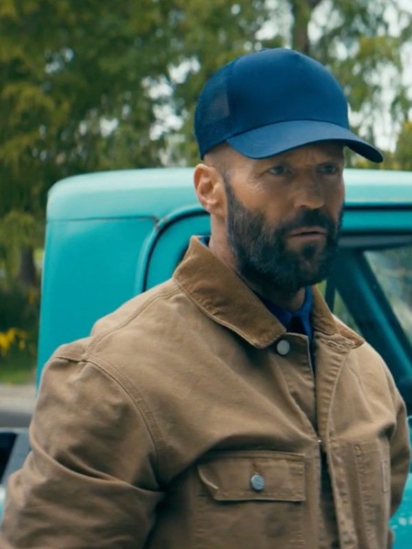 The Beekeeper 2024 Jason Statham Brown Jacket