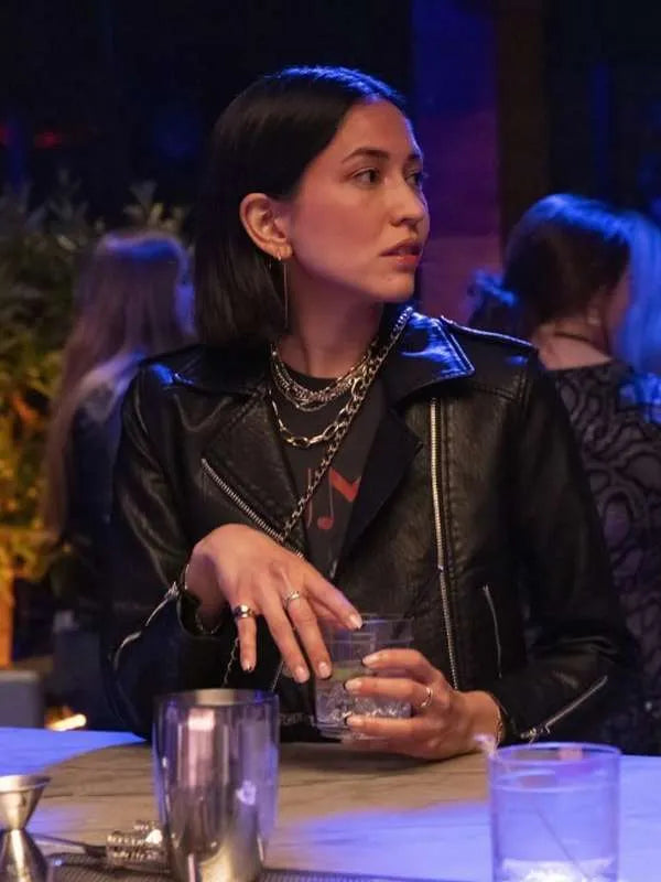 Sonoya Mizuno Am I OK Black Leather Jacket