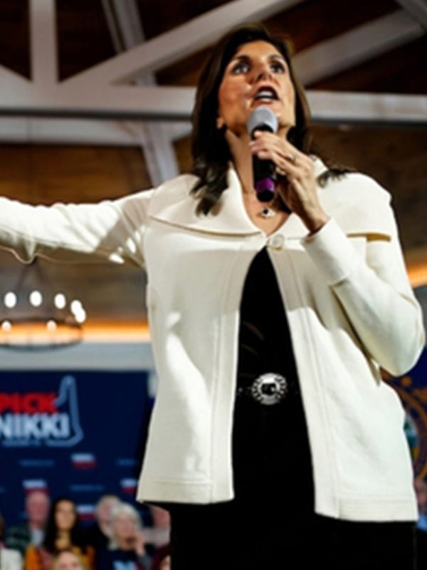 Nikki Haley Politician Off-White Blazer