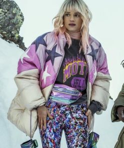 Anthracite 2024 Noémie Schmidt Star Puffer Multicolor Jacket