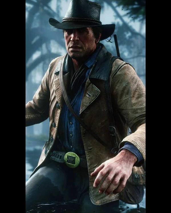 RDR Arthur Morgan Brown Leather Coat