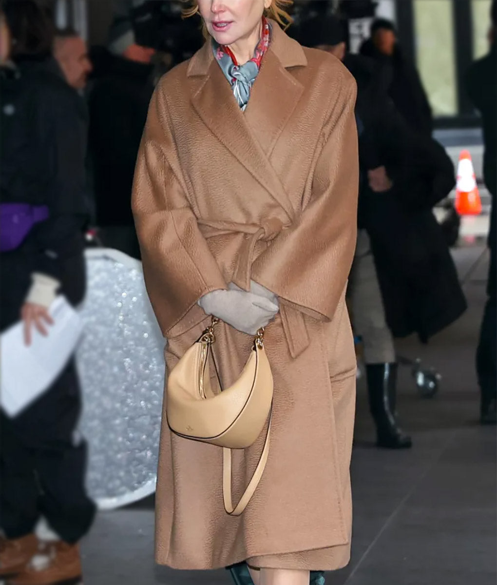 Babygirl 2024 Nicole Kidman Brown Coat