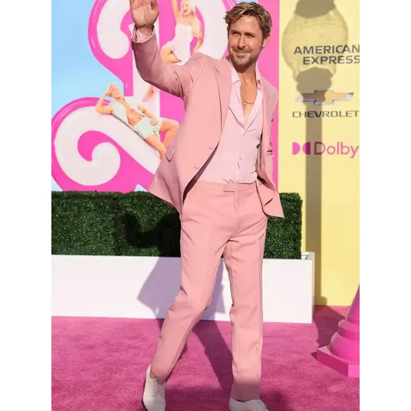 Barbie 2023 Ryan Gosling Pink Tracksuit