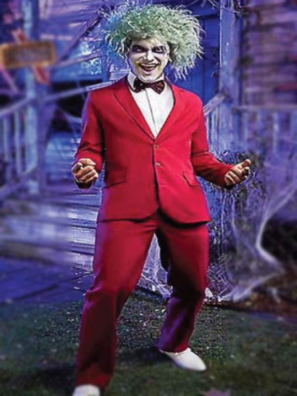 Michael Keaton Beetlejuice Beetlejuice 2024 Red Suit