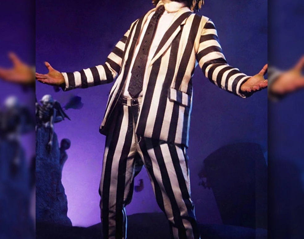 Beetlejuice Beetlejuice 2024 Michael Keaton Suit