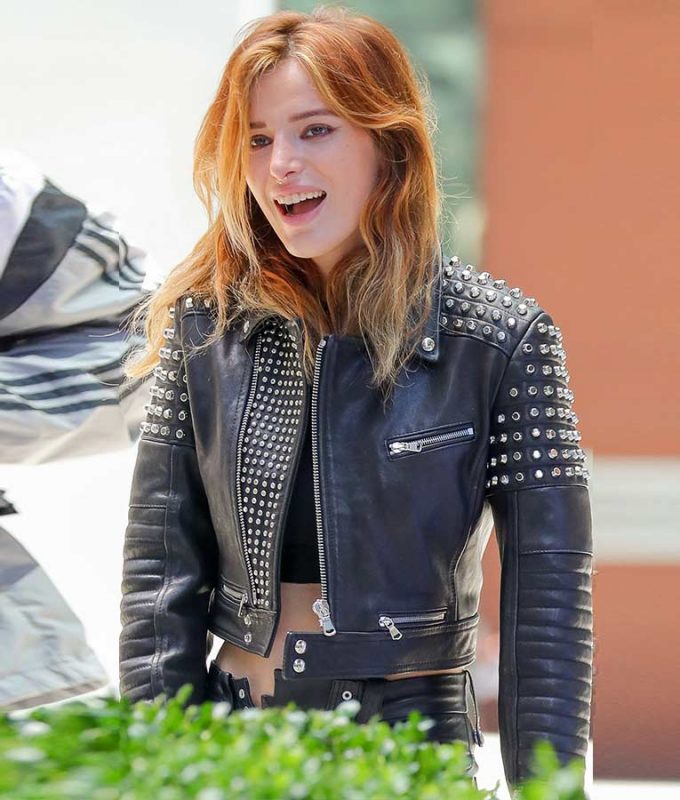 Bella Thorne Studded Jacket