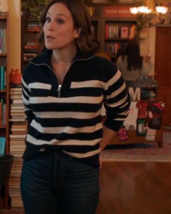 Blind Date Book Club 2024 Erin Krakow Striped Sweater