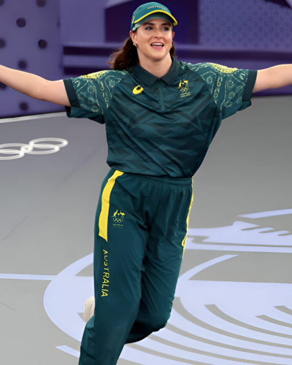 AU Olympics Team Rachael Gunn Green Tracksuit