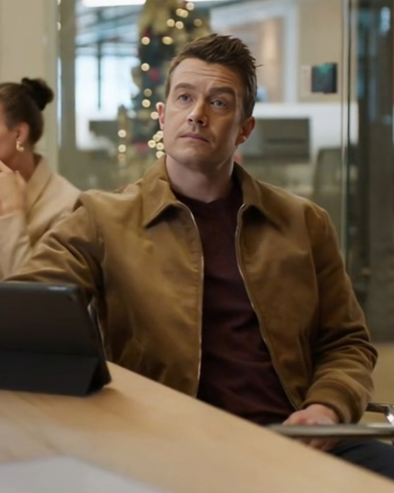 Twas The Date Before Christmas 2024 Robert Buckley Brown Jacket