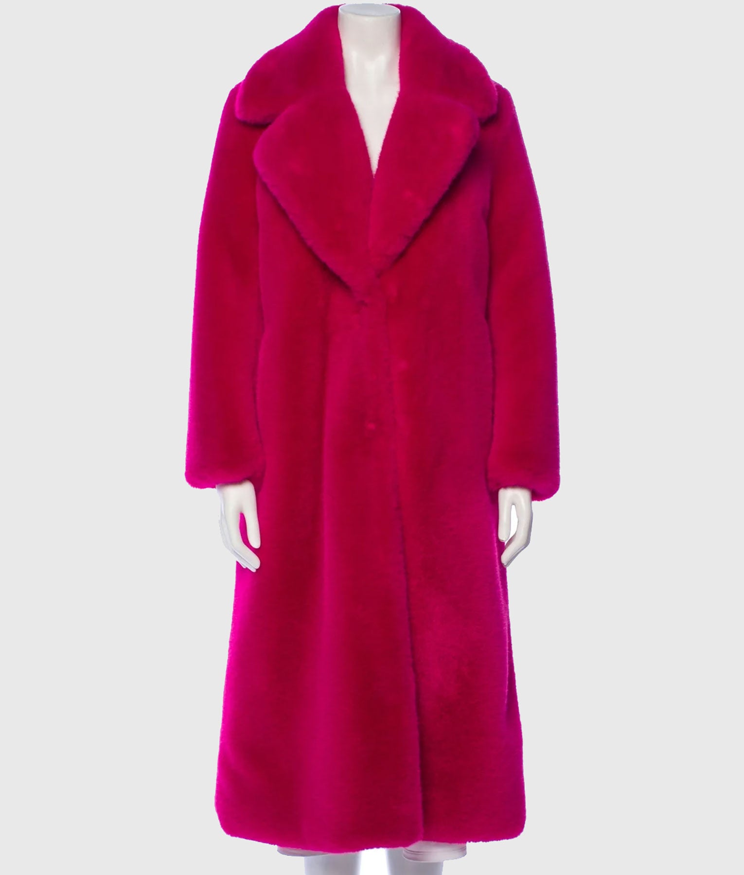 Busy Philipps Pink Fur Coat