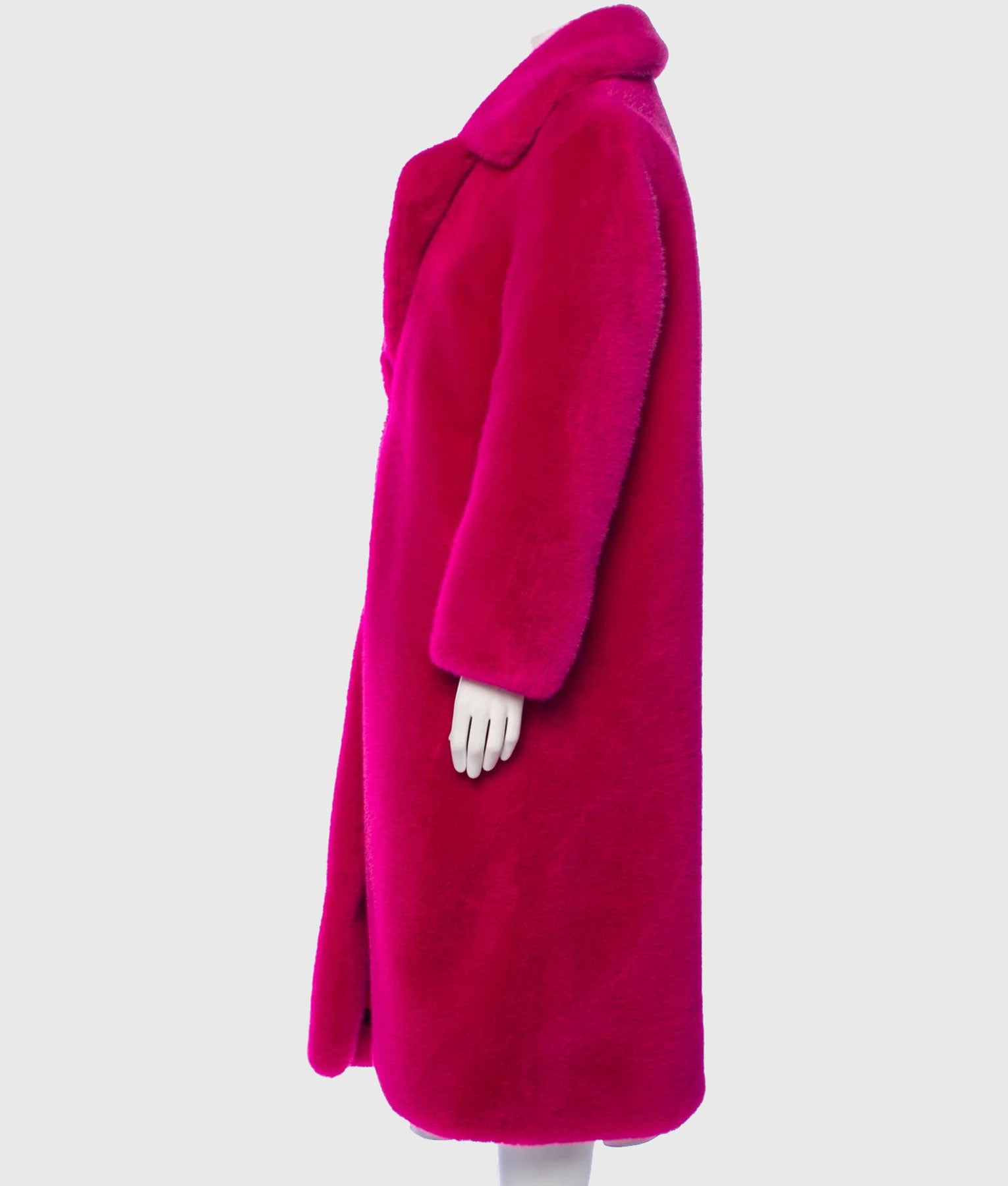 Busy Philipps Pink Fur Coat