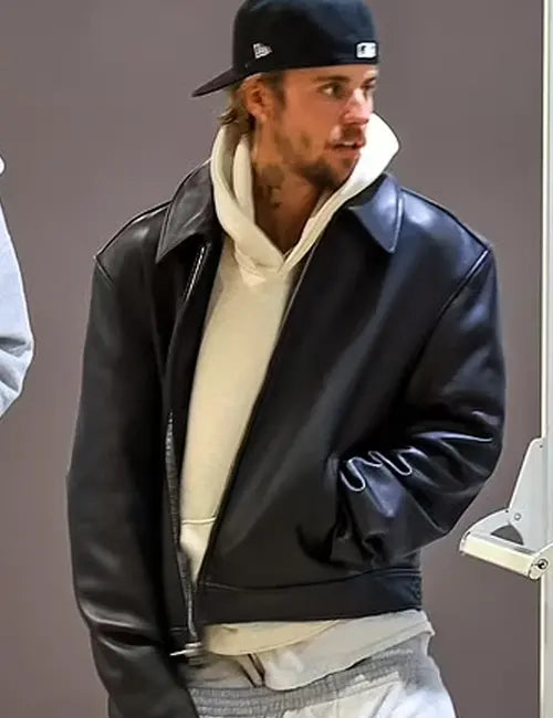 Coachella 2024 Justin Bieber Black Jacket