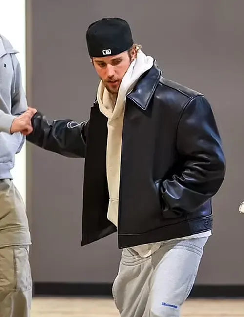 Coachella 2024 Justin Bieber Black Jacket