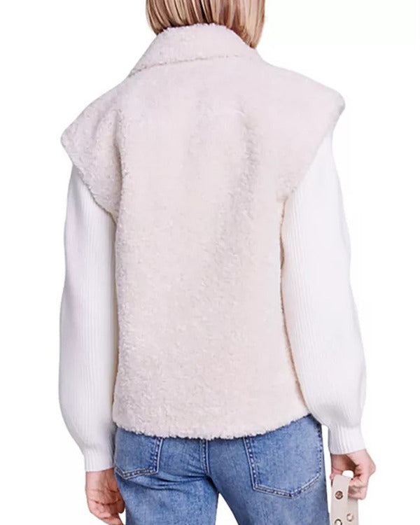 Elsbeth 2024 Holly James White Sherpa Jacket