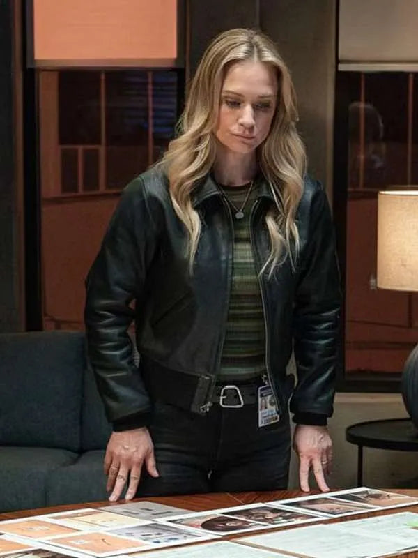 Jennifer Jareau Criminal Minds Black Leather Jacket