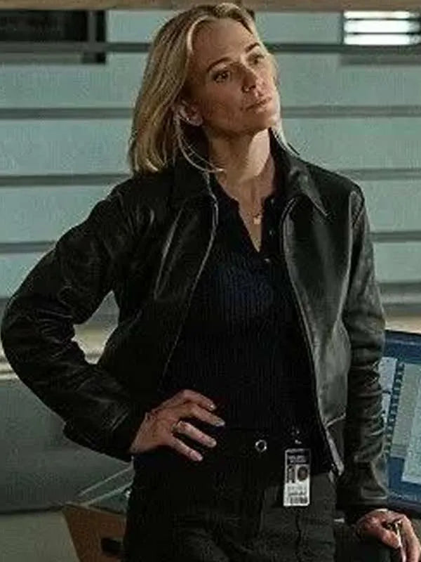 Jennifer Jareau Criminal Minds Black Leather Jacket