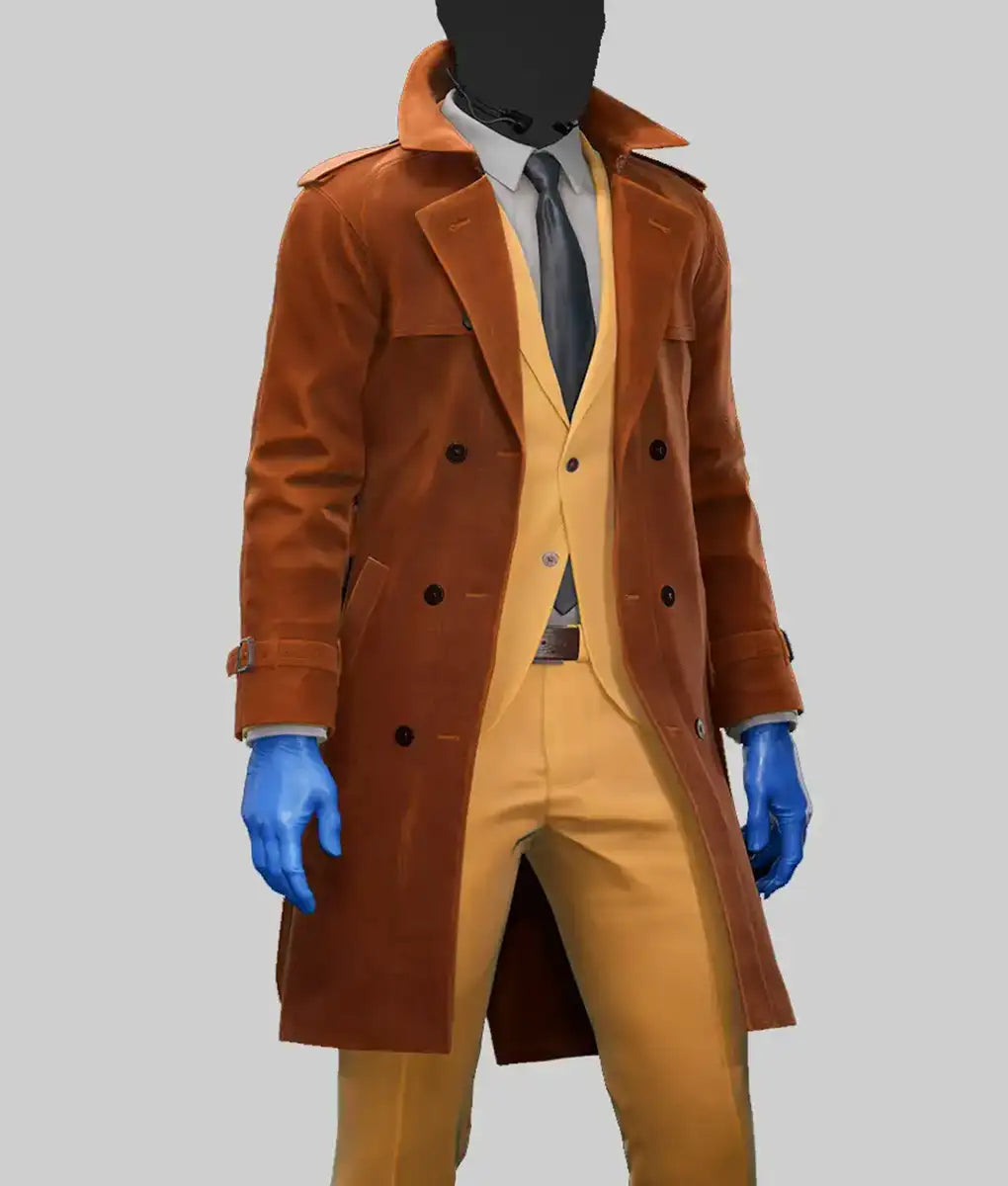 Dallas Payday Costume Brown Coat