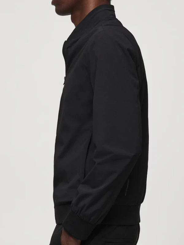 Snowfall S06 Franklin Saint Black Bomber Jacket