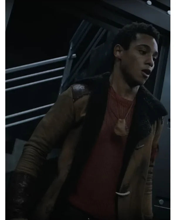 Uglies 2024 Keith Powers Brown Leather Jacket