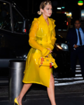 Gigi Hadid Deadpool & Wolverine 2024 Yellow Coat