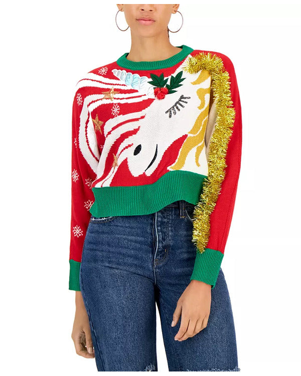 Elsbeth 2024 Vanessa Bayer Christmas Unicorn Sweater