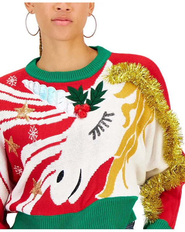 Elsbeth 2024 Vanessa Bayer Christmas Unicorn Sweater