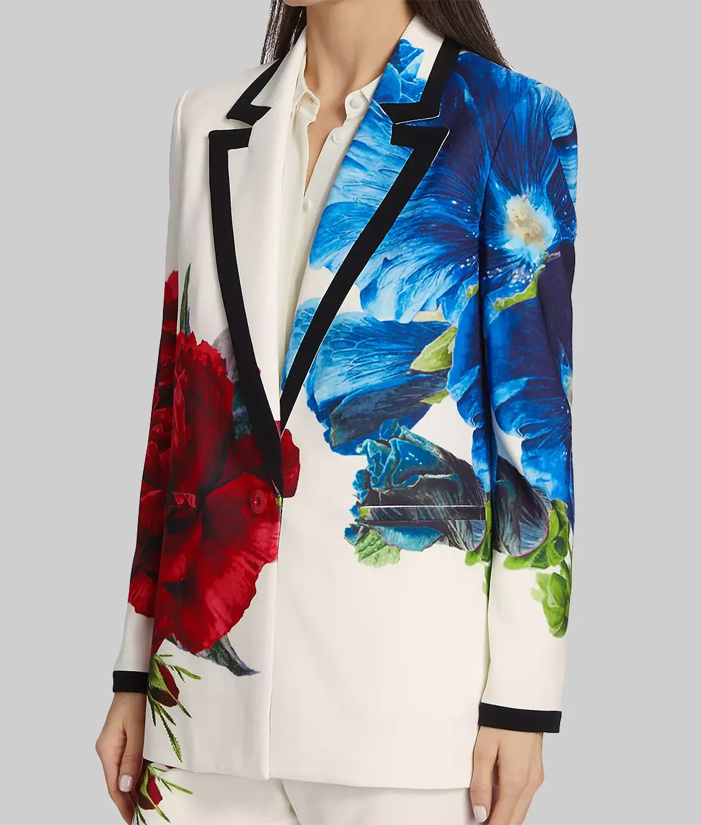 Elsbeth Carrie Preston Floral Blazer