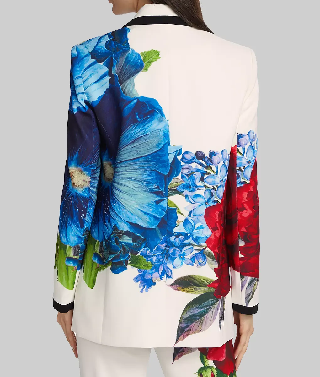 Elsbeth Carrie Preston Floral Blazer