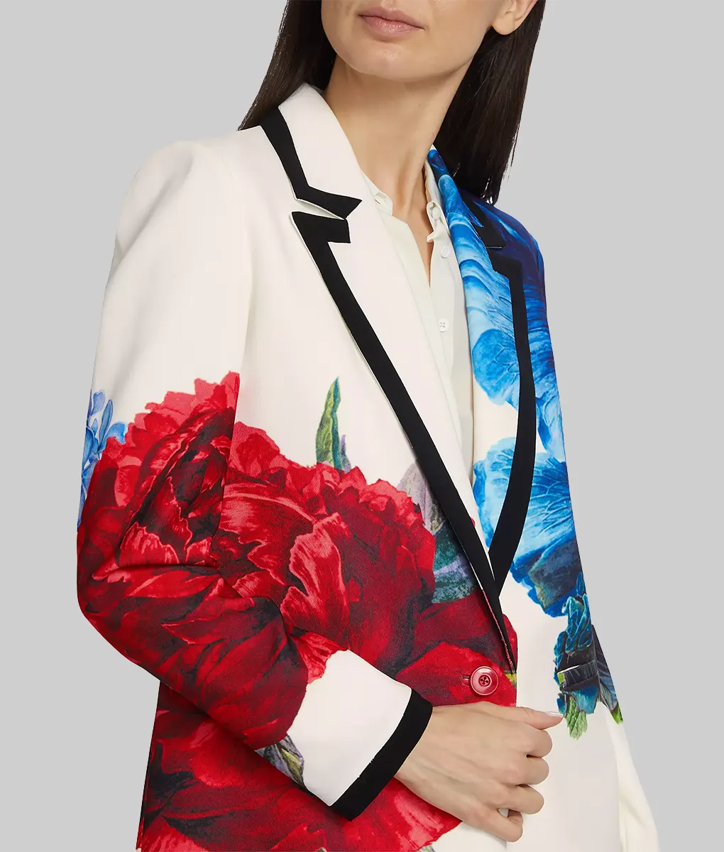 Elsbeth Carrie Preston Floral Blazer