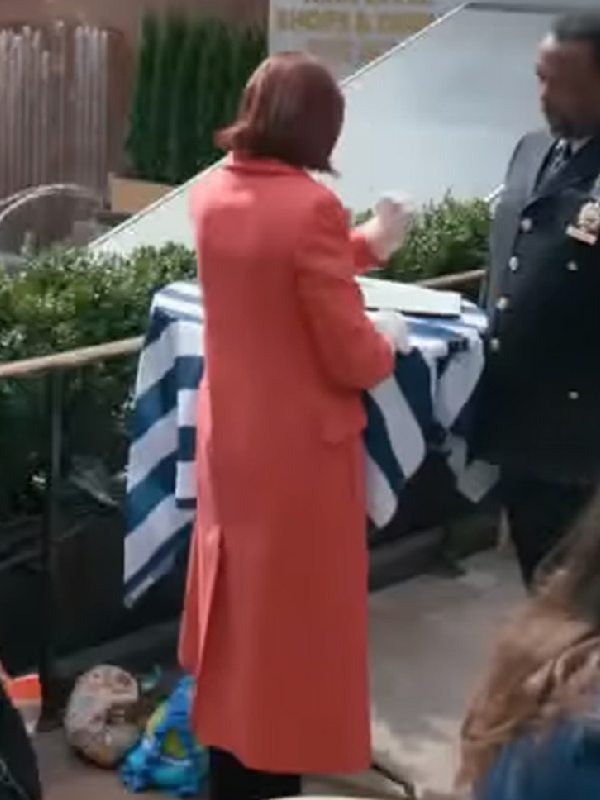 Carrie Preston Elsbeth 2024 Red Coat