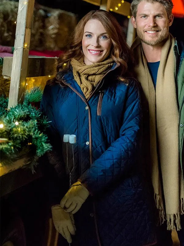 Bridget Regan Christmas Getaway Blue Jacket