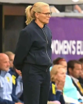 WEURO 2025 Sarina Wiegman Blue Jacket