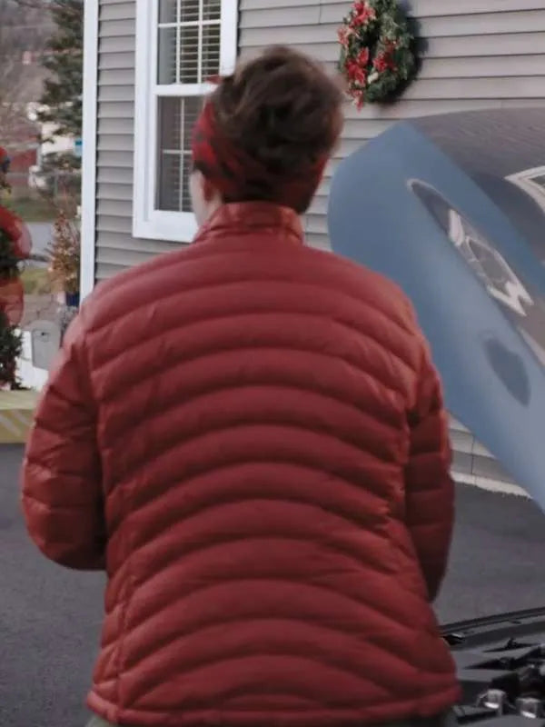 Jana Gillis Everything Christmas Red Puffer Jacket