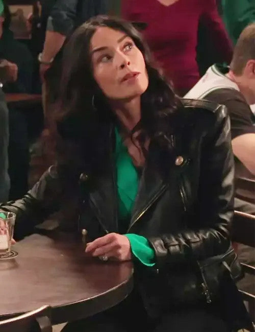 Extended Family Abigail Spencer Leather Jacket