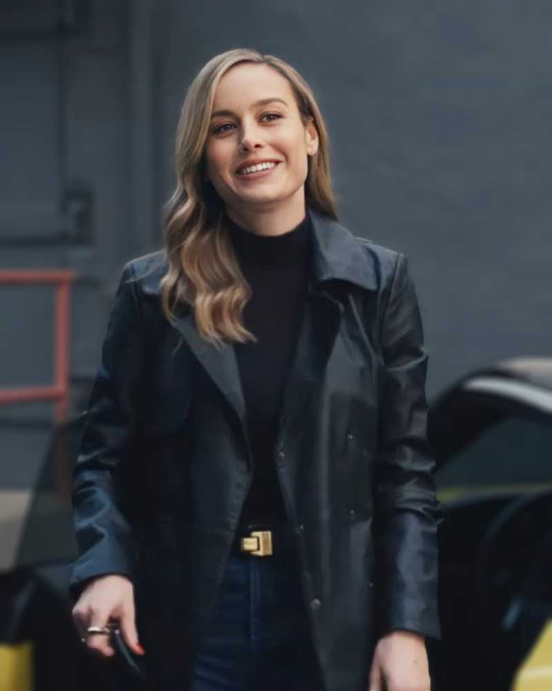 Fast X 2023 Brie Larson Black Coat - PINESMAX