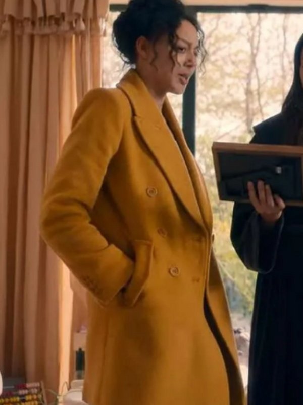 Adelle Leonce Fool Me Once 2024  Yellow Coat