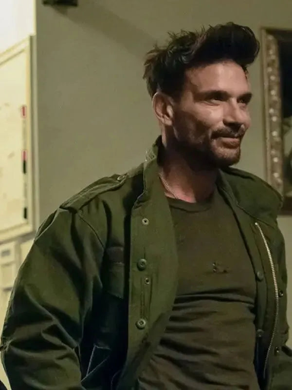 Frank Grillo Cotton Jacket Lights Out 2024