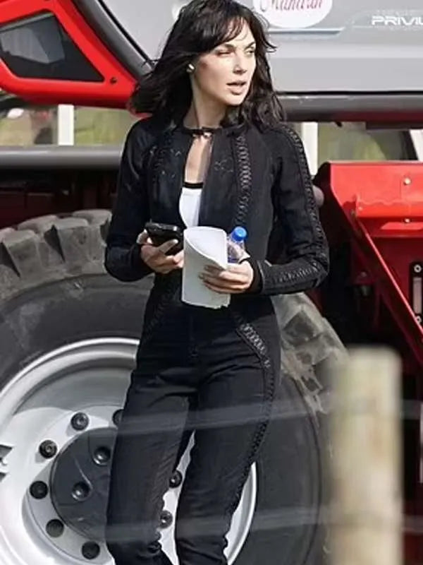 Gal Gadot Heart of Stone Black Jumpsuit