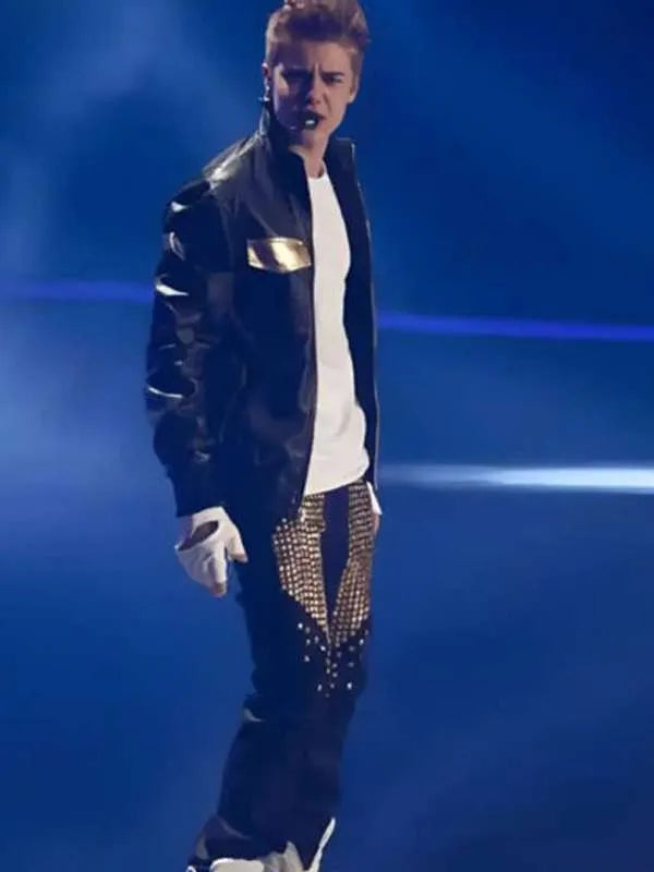 Germany’s Next Topmodel Justin Bieber Leather Jacket