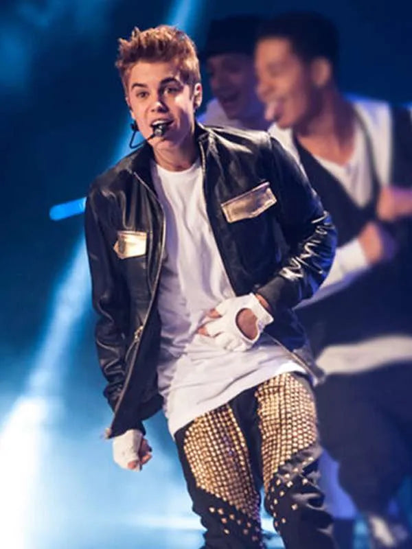 Germany’s Next Topmodel Justin Bieber Leather Jacket