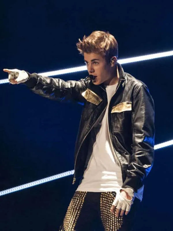 Germany’s Next Topmodel Justin Bieber Leather Jacket