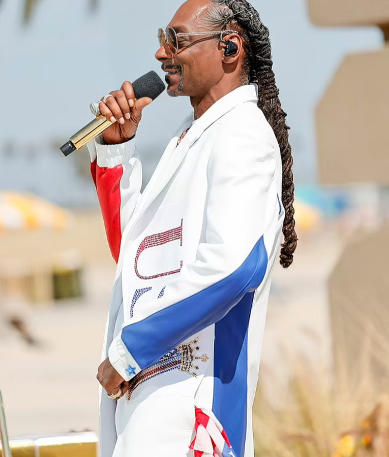 Paris Olympics Closing Ceremony Snoop dog USA Coat