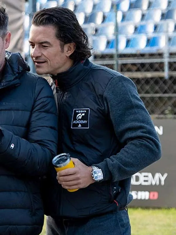 Orlando Bloom Gran Turismo 2023 Bomber Jacket